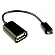 5in Micro USB to USB OTG Host Adapter - Micro USB Male to USB A Female On-The-GO Host Cable Adapter